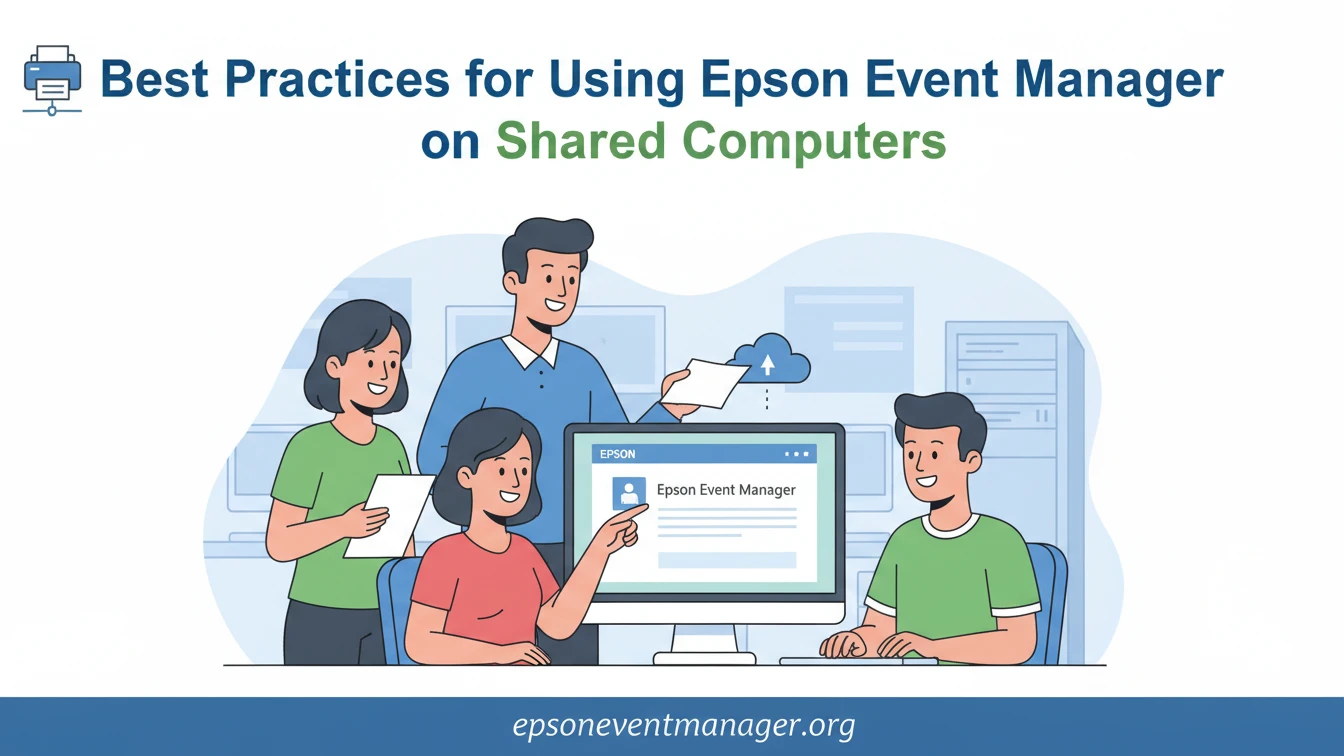 Best Practices For Using Epson Event Manager On Shared Computers