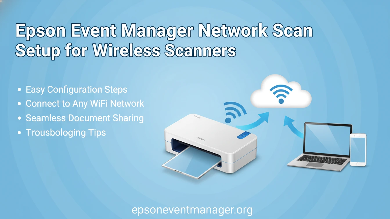 Epson Event Manager Network Scan Setup For Wireless Scanners