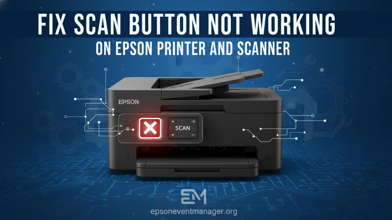 Fix Scan Button Not Working On Epson Printer And Scanner