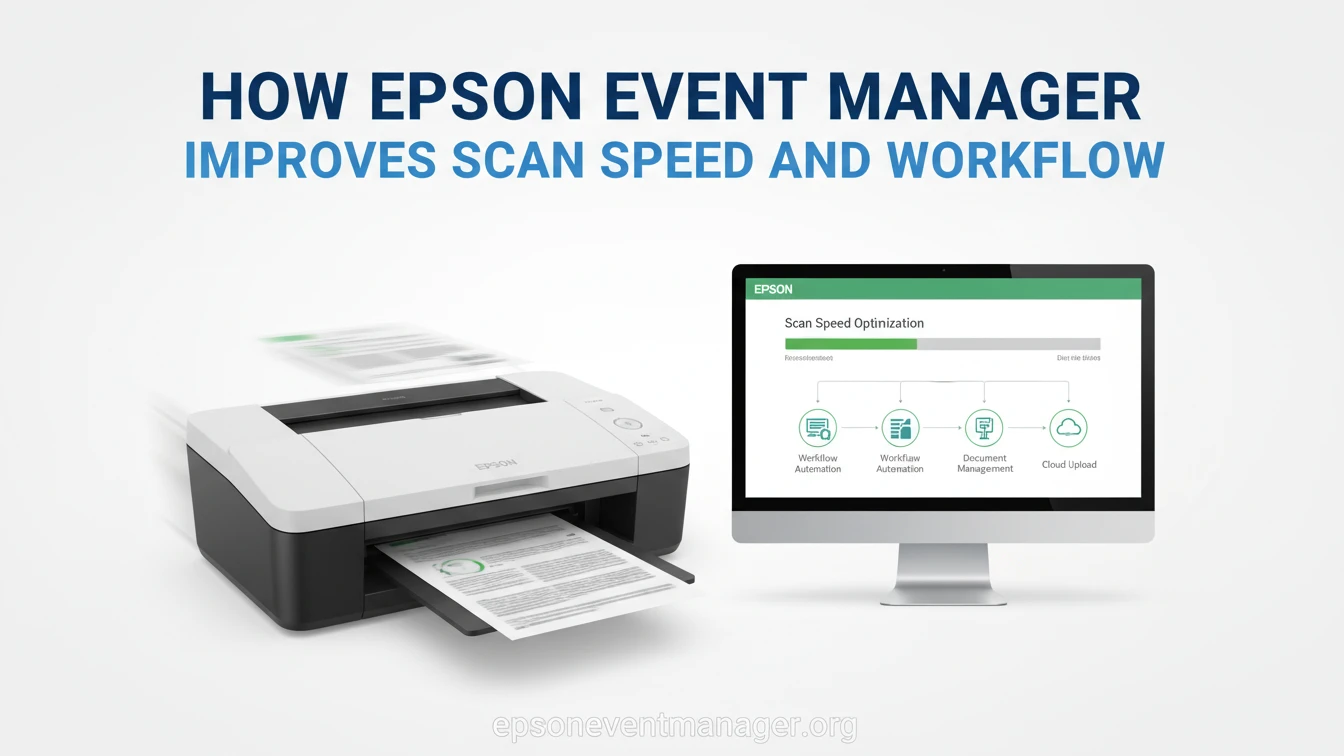 How Epson Event Manager Improves Scan Speed And Workflow