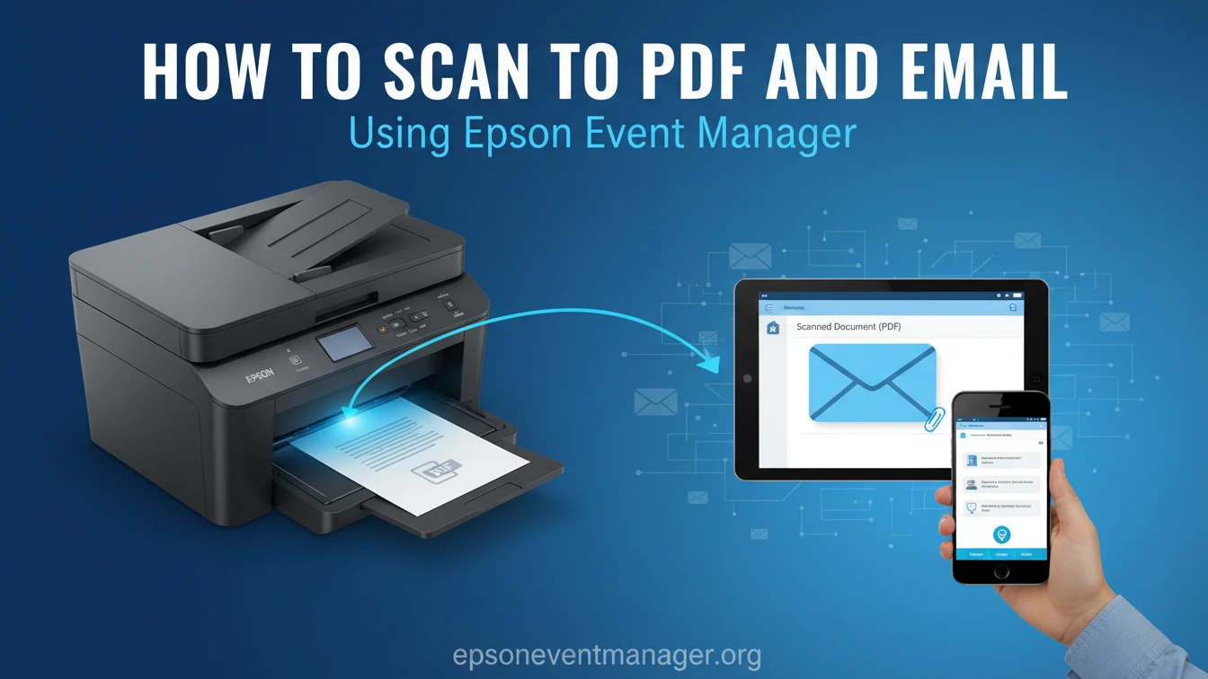 How To Scan To Pdf And Email Using Epson Event Manager